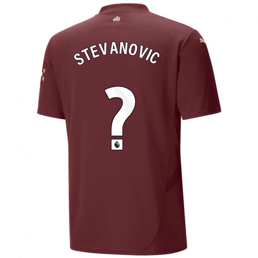 Kandiny Enfant Maillot Filip Stevanovic #0 Marron Troisieme 2024/25 T-Shirt