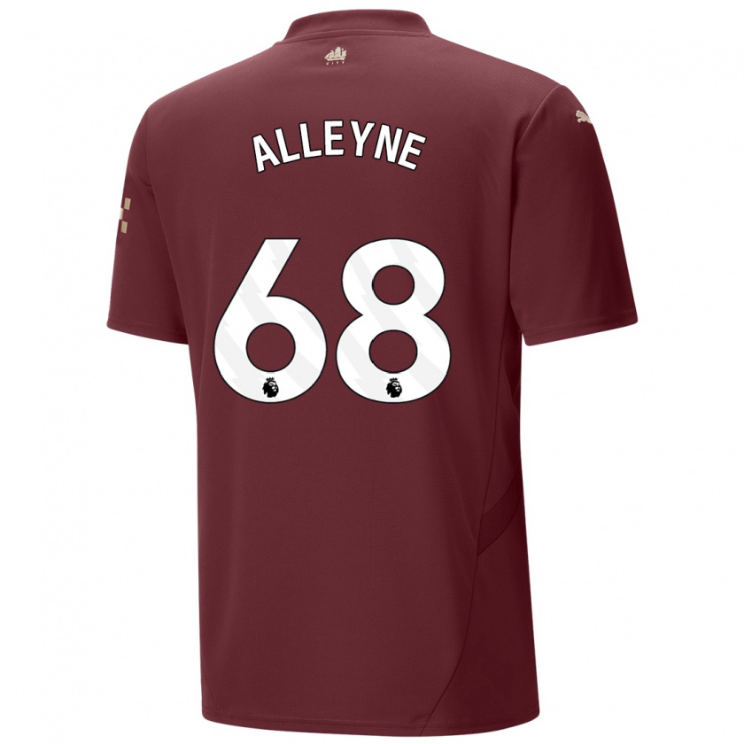 Kandiny Enfant Maillot Max Alleyne #68 Marron Troisieme 2024/25 T-Shirt