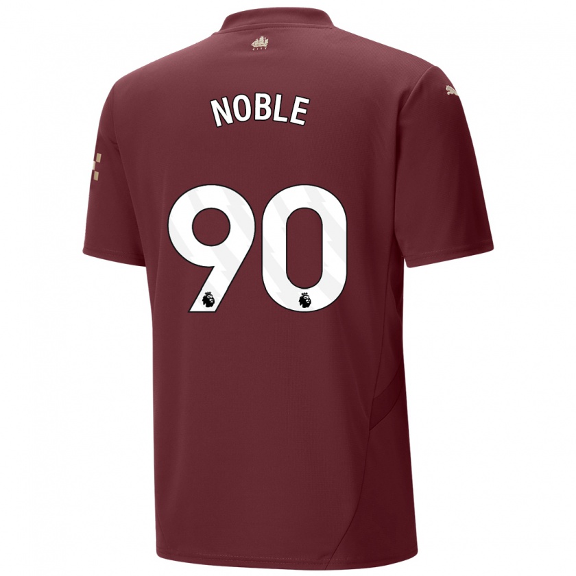 Kandiny Enfant Maillot Kian Noble #90 Marron Troisieme 2024/25 T-Shirt