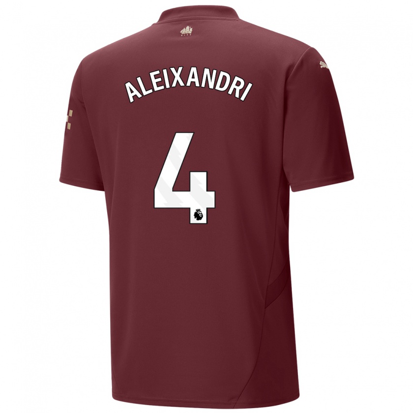 Kandiny Enfant Maillot Laia Aleixandri #4 Marron Troisieme 2024/25 T-Shirt