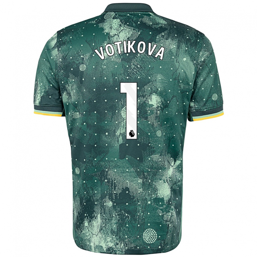 Kandiny Enfant Maillot Barbora Votíková #1 Vert Menthe Troisieme 2024/25 T-Shirt