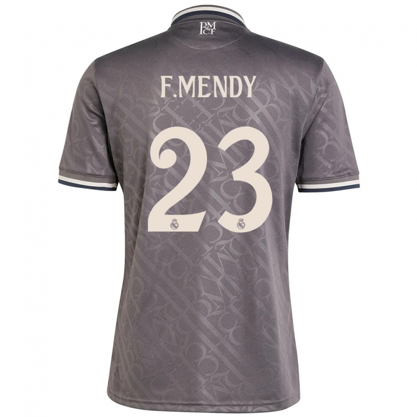 Kandiny Enfant Maillot Ferland Mendy #23 Anthracite Troisieme 2024/25 T-Shirt