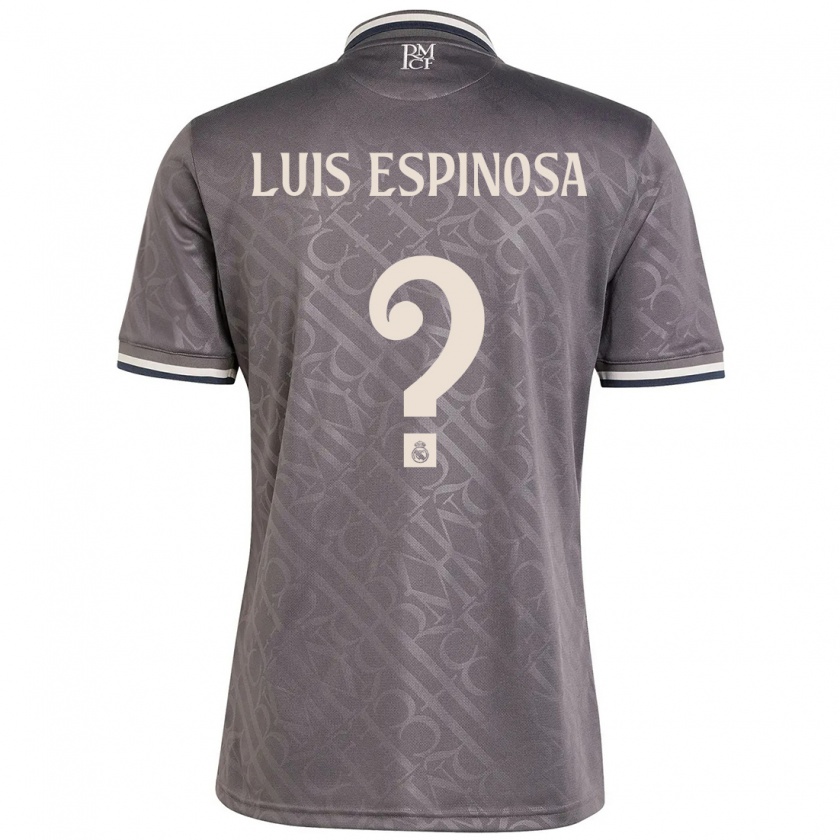 Kandiny Enfant Maillot José Luis Espinosa #0 Anthracite Troisieme 2024/25 T-Shirt