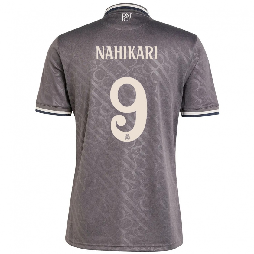 Kandiny Enfant Maillot Nahikari Garcia #9 Anthracite Troisieme 2024/25 T-Shirt