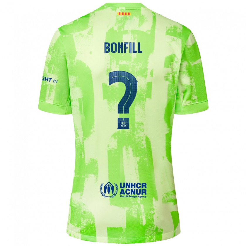 Kandiny Enfant Maillot Max Bonfill #0 Citron Vert Troisieme 2024/25 T-Shirt