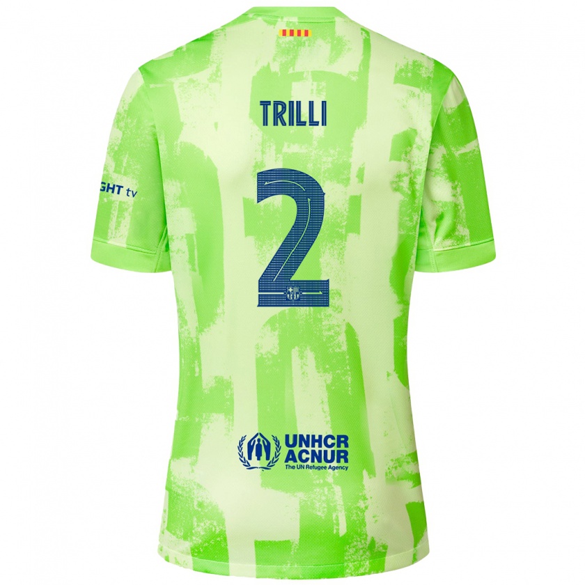 Kandiny Enfant Maillot Trilli #2 Citron Vert Troisieme 2024/25 T-Shirt