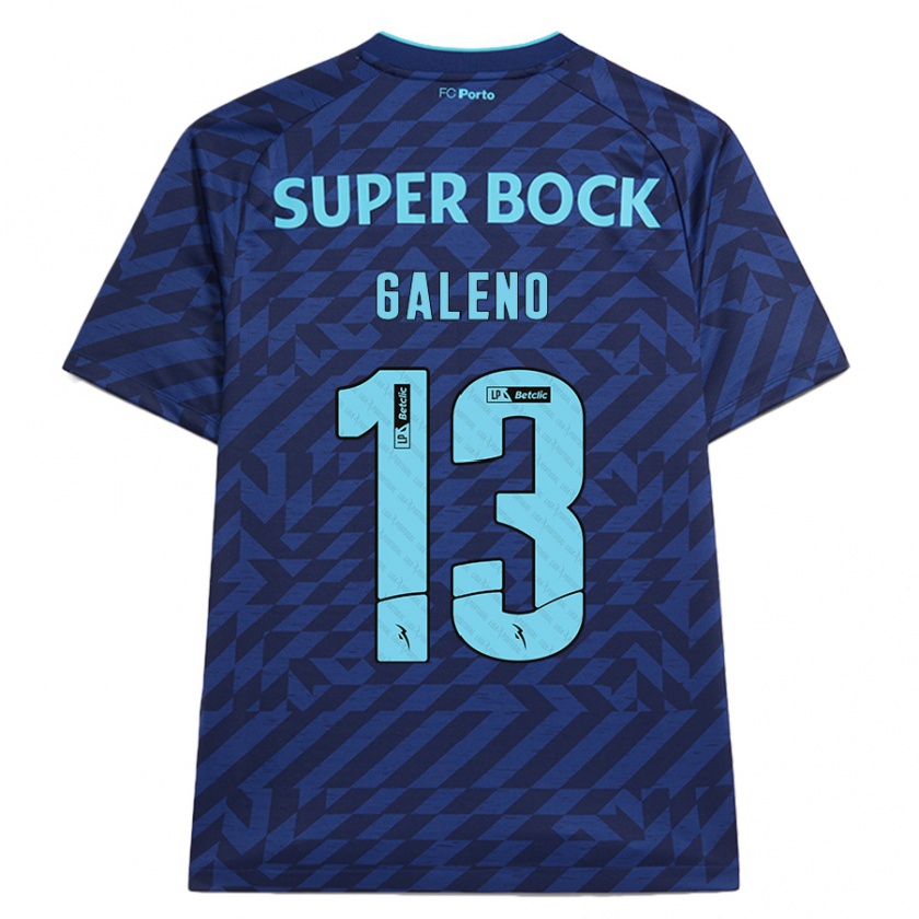 Kandiny Enfant Maillot Galeno #13 Bleu Marine Troisieme 2024/25 T-Shirt