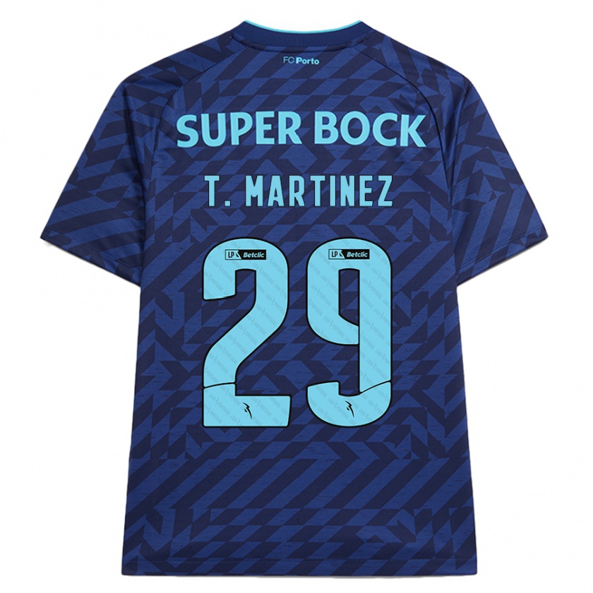 Kandiny Enfant Maillot Toni Martínez #29 Bleu Marine Troisieme 2024/25 T-Shirt