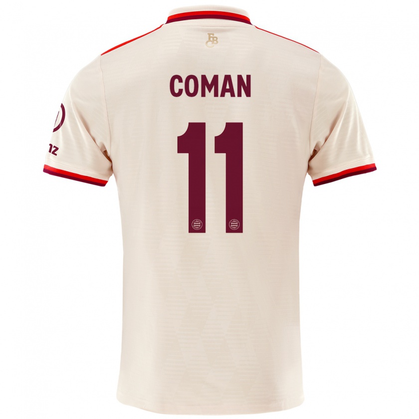 Kandiny Enfant Maillot Kingsley Coman #11 Lin Troisieme 2024/25 T-Shirt