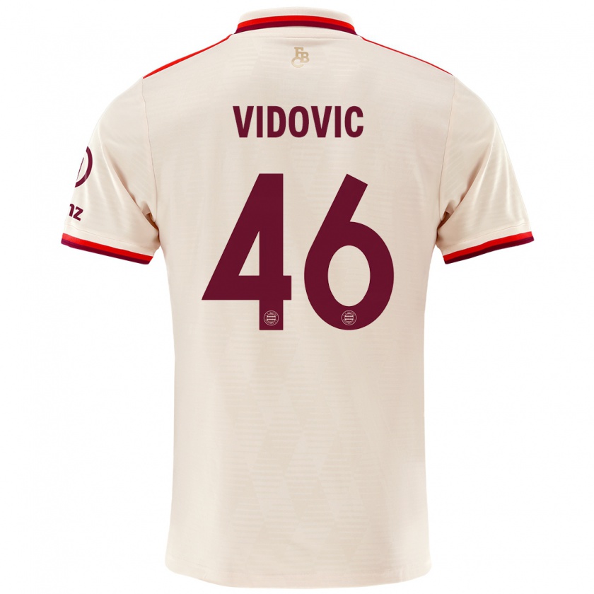 Kandiny Enfant Maillot Gabriel Vidovic #46 Lin Troisieme 2024/25 T-Shirt