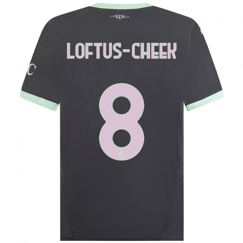 Kandiny Enfant Maillot Ruben Loftus-Cheek #8 Gris Troisieme 2024/25 T-Shirt