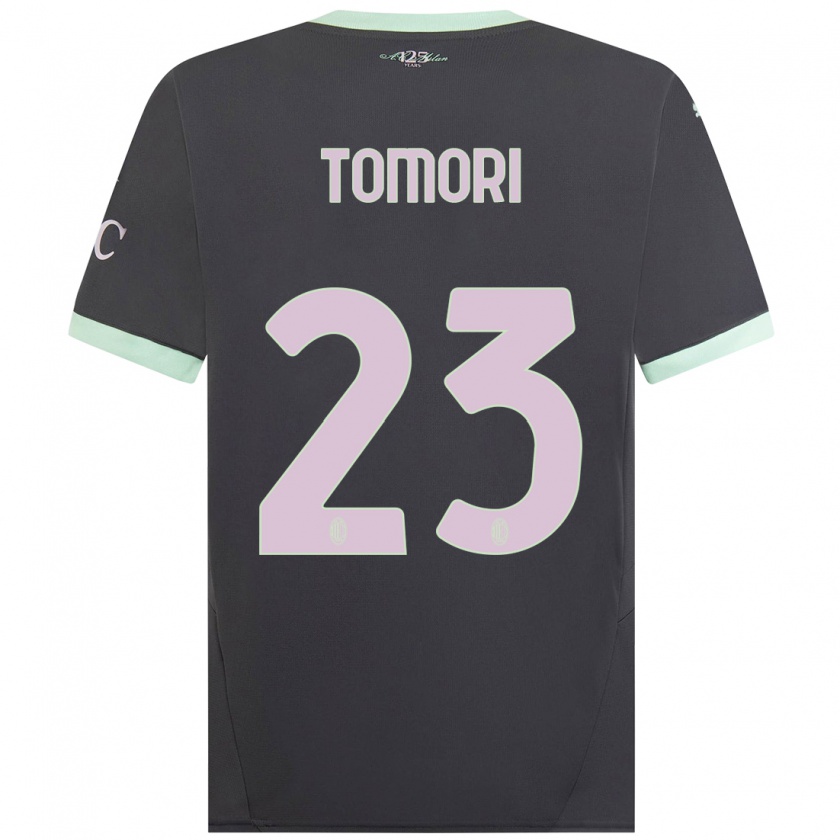 Kandiny Enfant Maillot Fikayo Tomori #23 Gris Troisieme 2024/25 T-Shirt