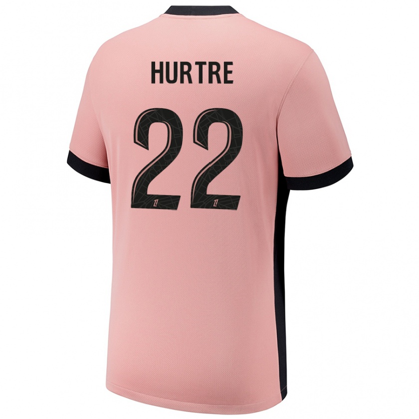 Kandiny Enfant Maillot Oceane Hurtre #22 Rouille Rose Troisieme 2024/25 T-Shirt