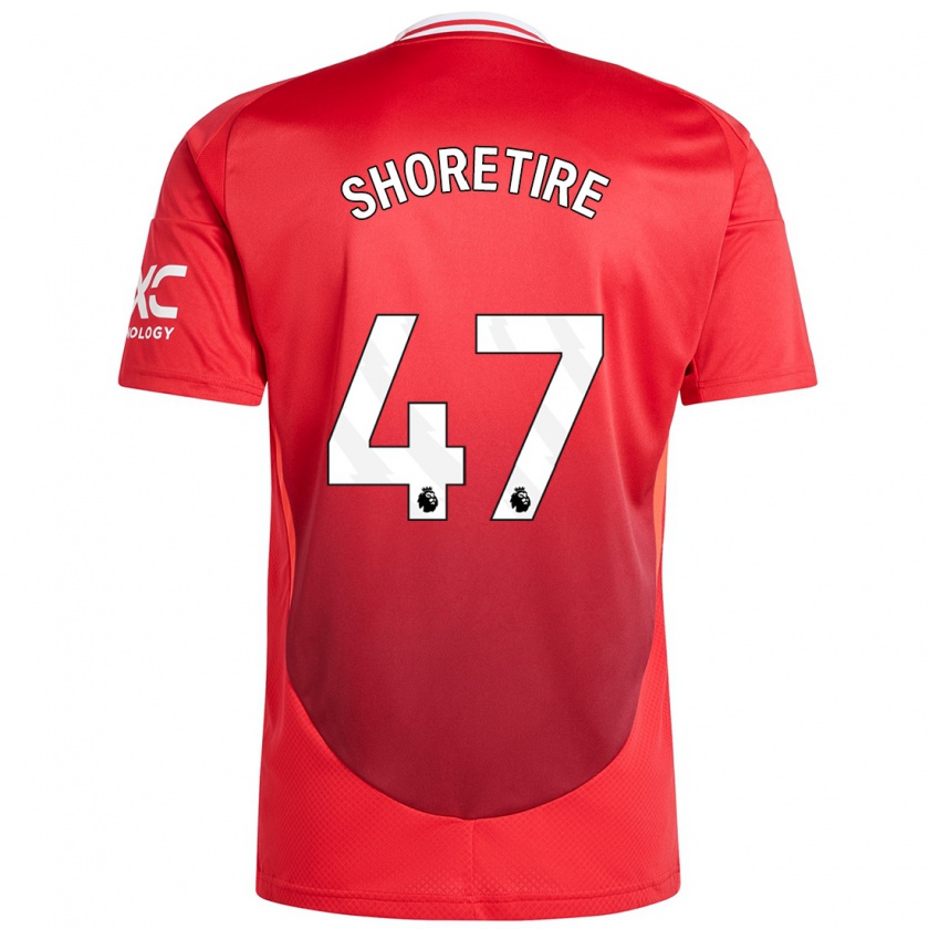 Kandiny Homme Maillot Shola Shoretire #47 Rouge Vif Tenues Domicile 2024/25 T-Shirt