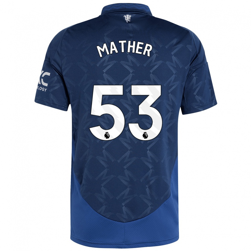 Kandiny Homme Maillot Sam Mather #53 Indigo Tenues Extérieur 2024/25 T-Shirt