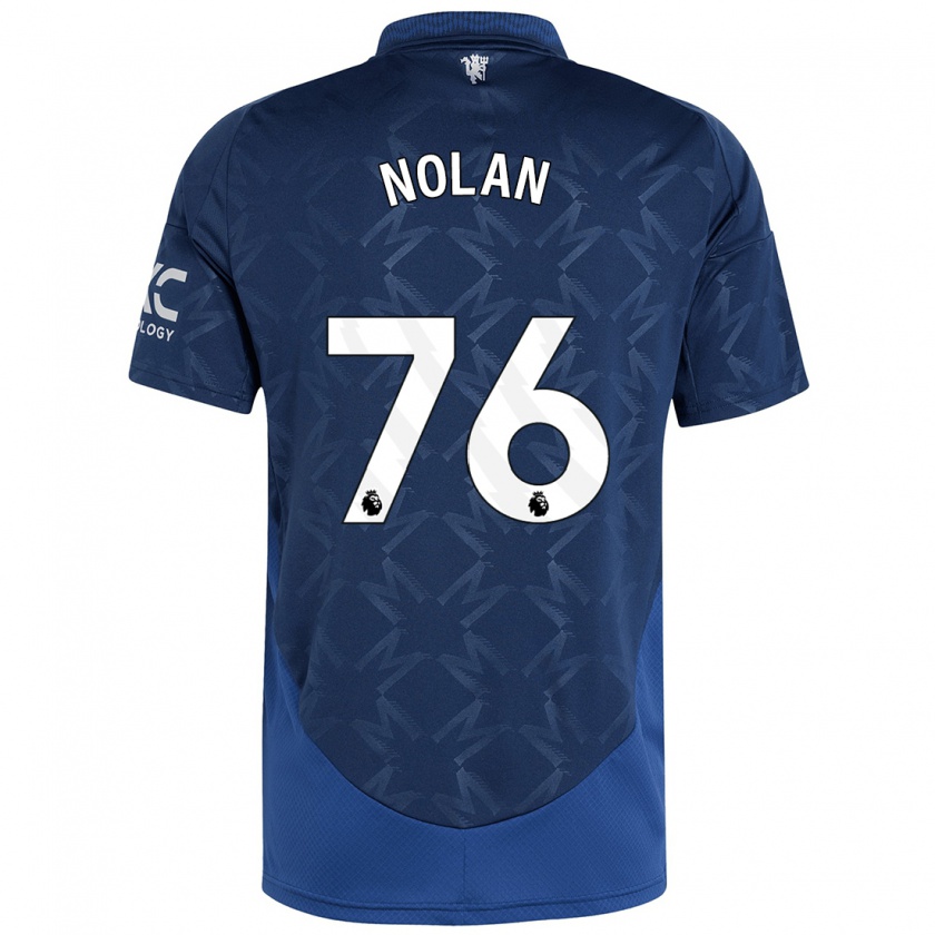 Kandiny Homme Maillot James Nolan #76 Indigo Tenues Extérieur 2024/25 T-Shirt