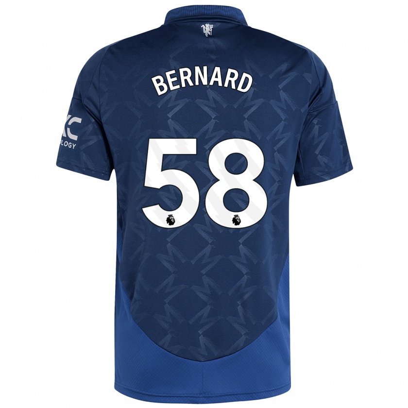 Kandiny Homme Maillot Bernard #58 Indigo Tenues Extérieur 2024/25 T-Shirt