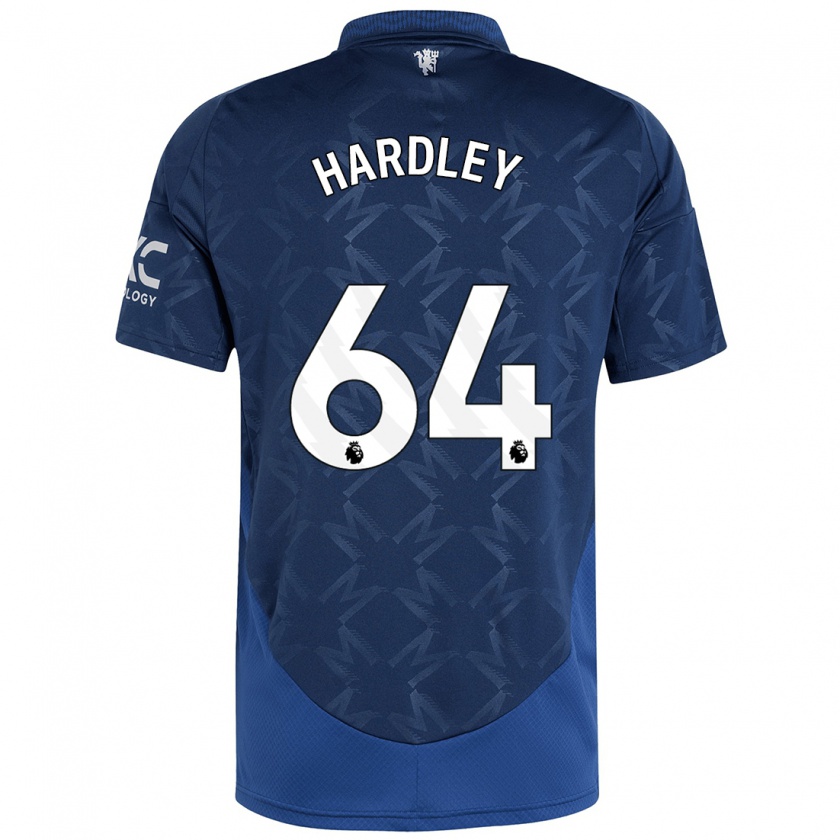 Kandiny Homme Maillot Bjorn Hardley #64 Indigo Tenues Extérieur 2024/25 T-Shirt