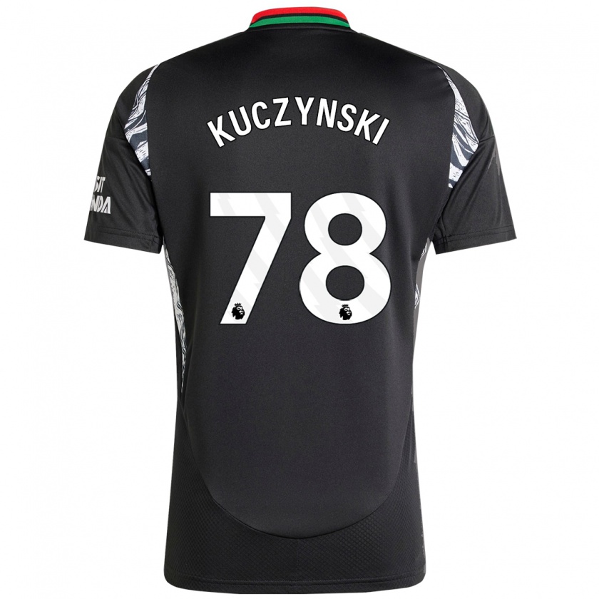 Kandiny Homme Maillot Max Kuczynski #78 Noir Tenues Extérieur 2024/25 T-Shirt