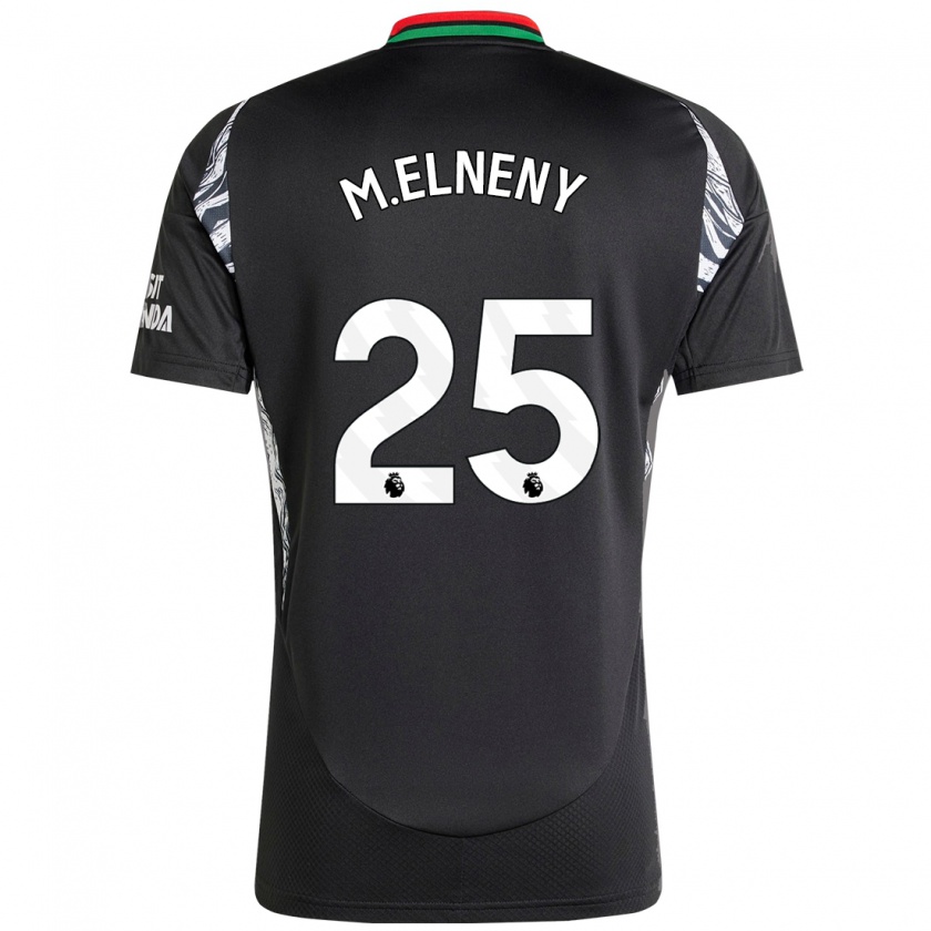 Kandiny Homme Maillot Mohamed Elneny #25 Noir Tenues Extérieur 2024/25 T-Shirt