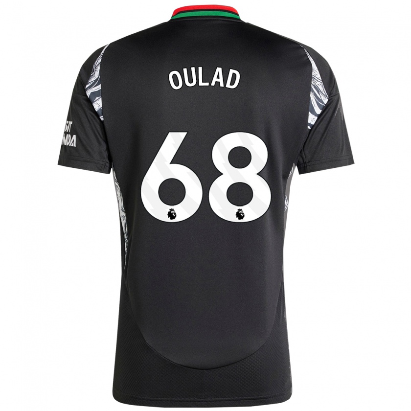 Kandiny Homme Maillot Salah-Eddine Oulad M'hand #68 Noir Tenues Extérieur 2024/25 T-Shirt