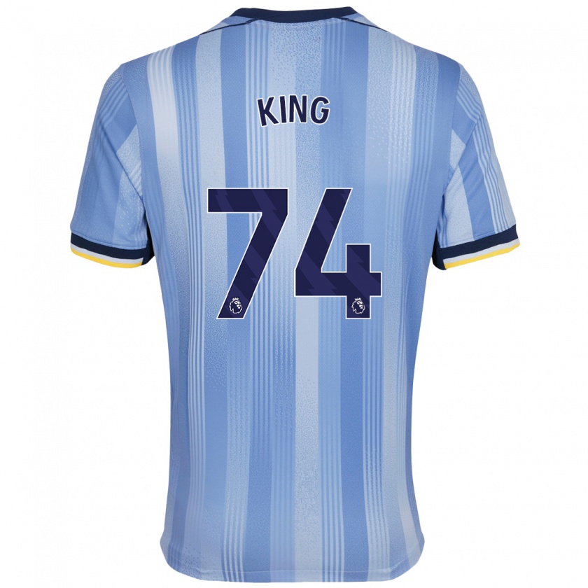 Kandiny Homme Maillot Maeson King #74 Bleu Clair Tenues Extérieur 2024/25 T-Shirt