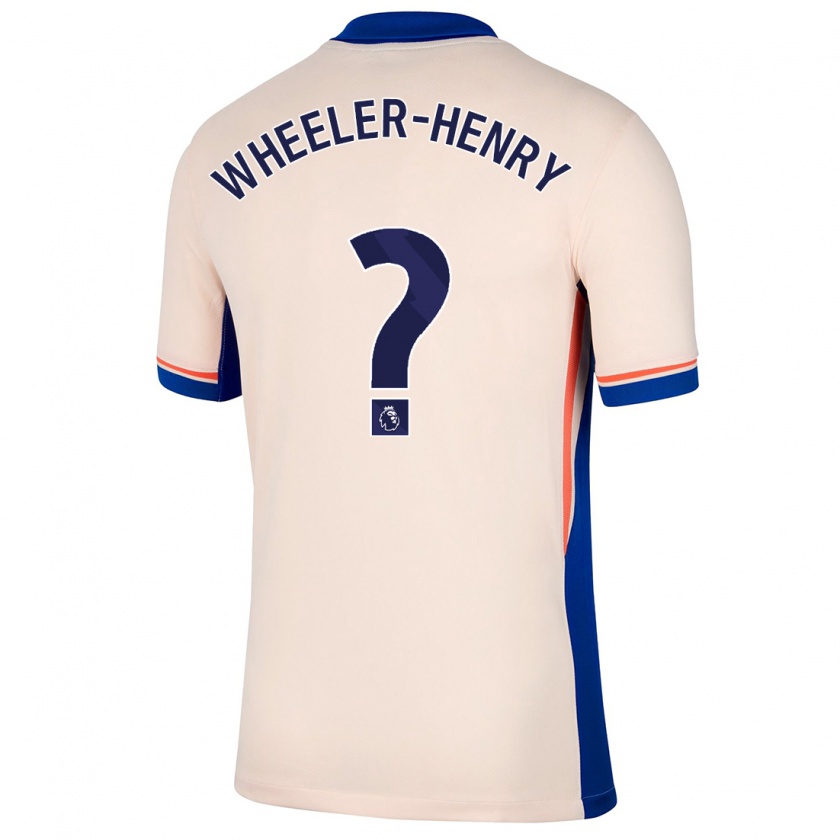 Kandiny Homme Maillot Joseph Wheeler-Henry #0 Beige Clair Tenues Extérieur 2024/25 T-Shirt