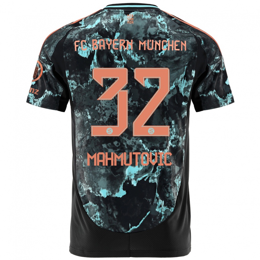 Kandiny Homme Maillot Ena Mahmutovic #32 Noir Tenues Extérieur 2024/25 T-Shirt