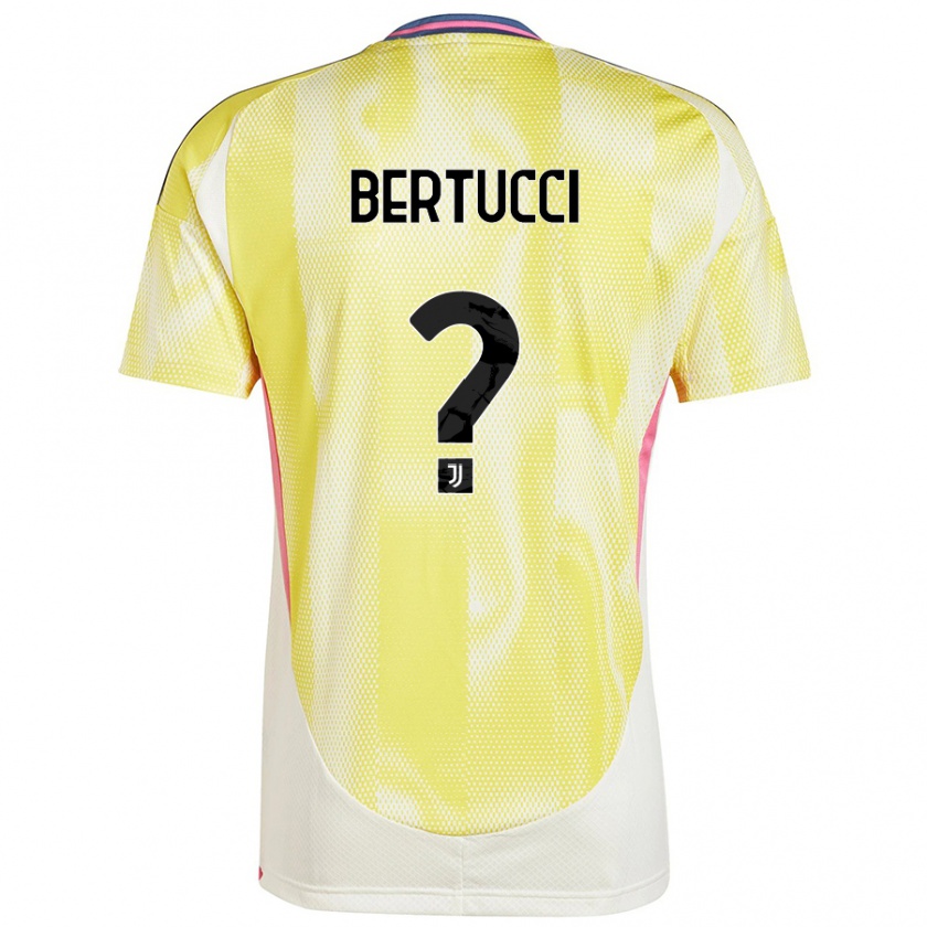 Kandiny Homme Maillot Sofia Bertucci #0 Jaune Solaire Tenues Extérieur 2024/25 T-Shirt