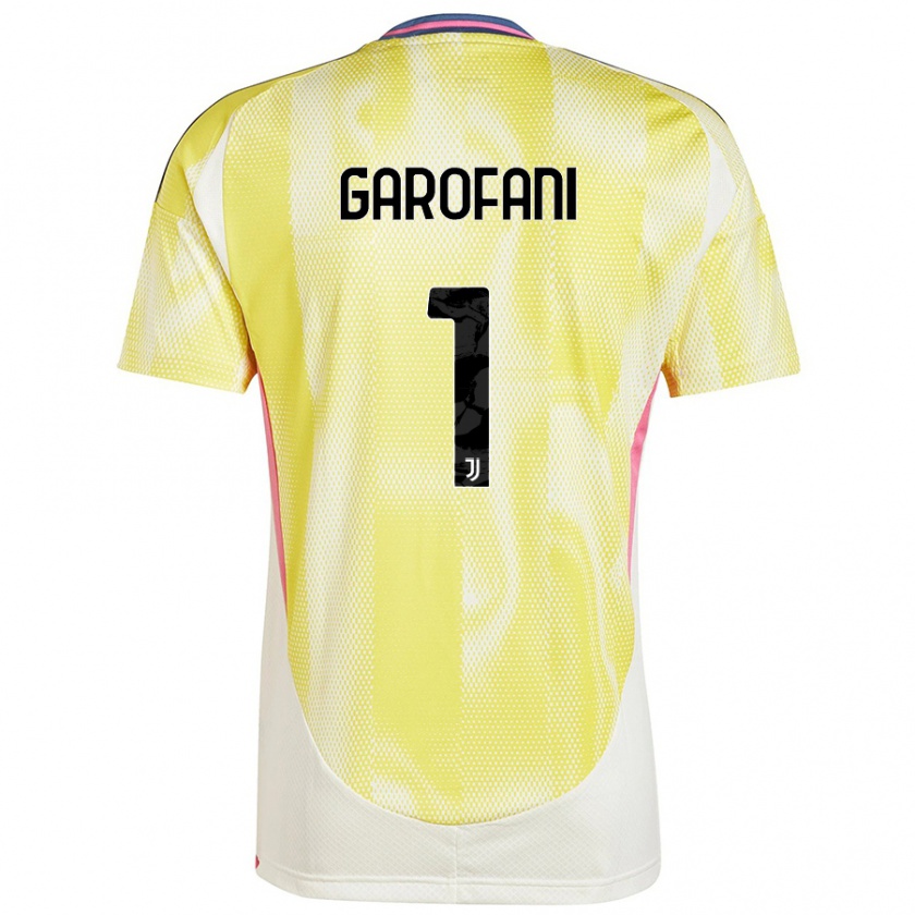 Kandiny Homme Maillot Giovanni Garofani #1 Jaune Solaire Tenues Extérieur 2024/25 T-Shirt