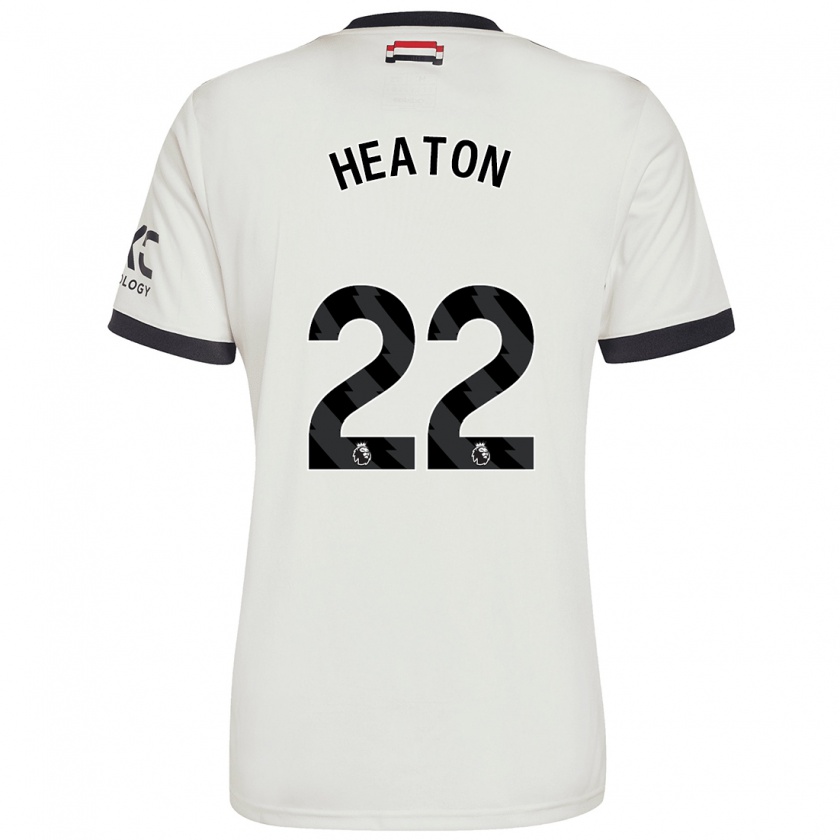 Kandiny Homme Maillot Tom Heaton #22 Blanc Cassé Troisieme 2024/25 T-Shirt