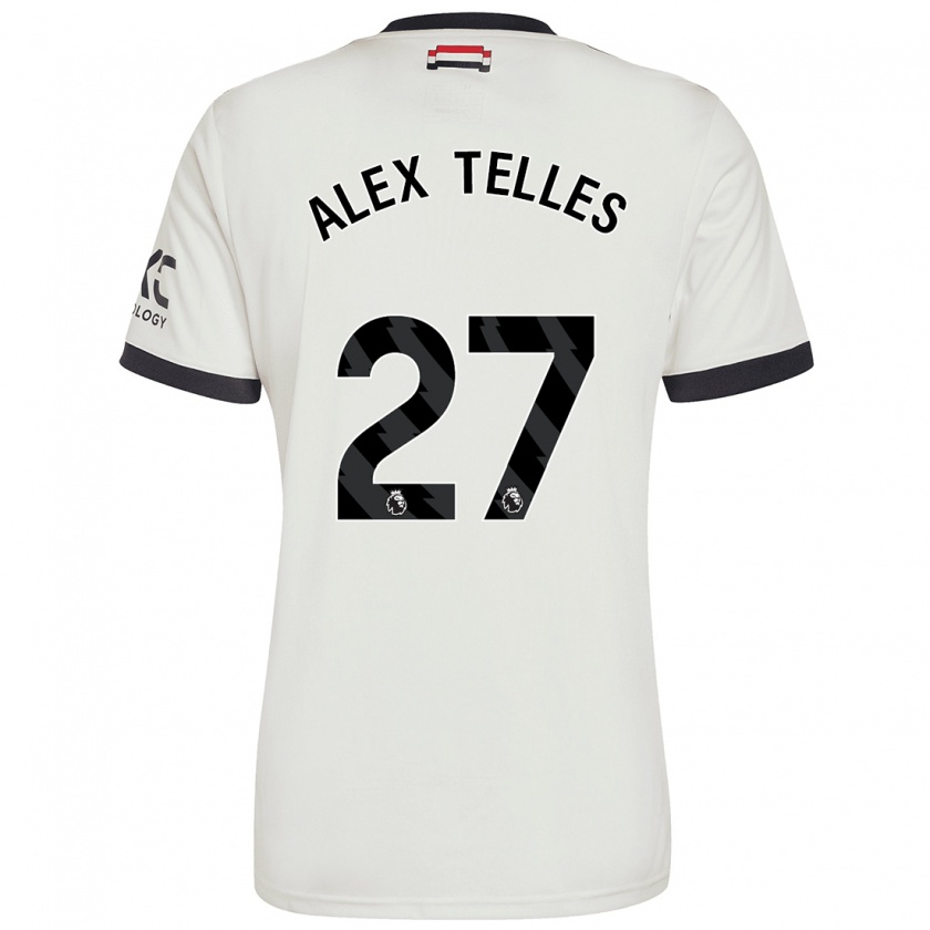 Kandiny Homme Maillot Alex Nicolao Telles #27 Blanc Cassé Troisieme 2024/25 T-Shirt