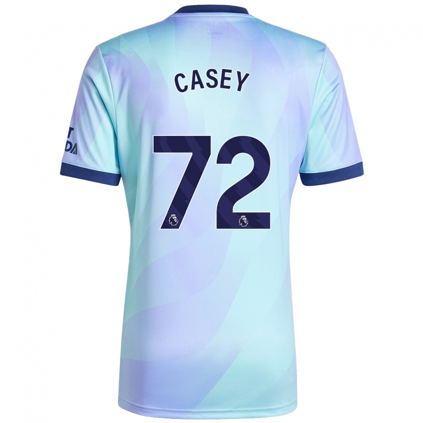 Kandiny Homme Maillot Dan Casey #72 Aqua Troisieme 2024/25 T-Shirt