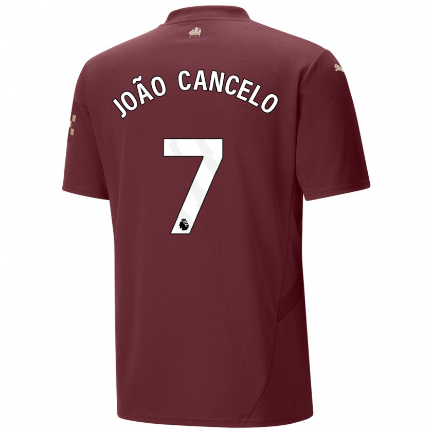 Kandiny Homme Maillot João Cancelo #7 Marron Troisieme 2024/25 T-Shirt