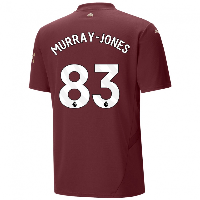 Kandiny Homme Maillot George Murray-Jones #83 Marron Troisieme 2024/25 T-Shirt