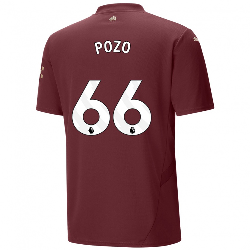 Kandiny Homme Maillot Iker Pozo #66 Marron Troisieme 2024/25 T-Shirt