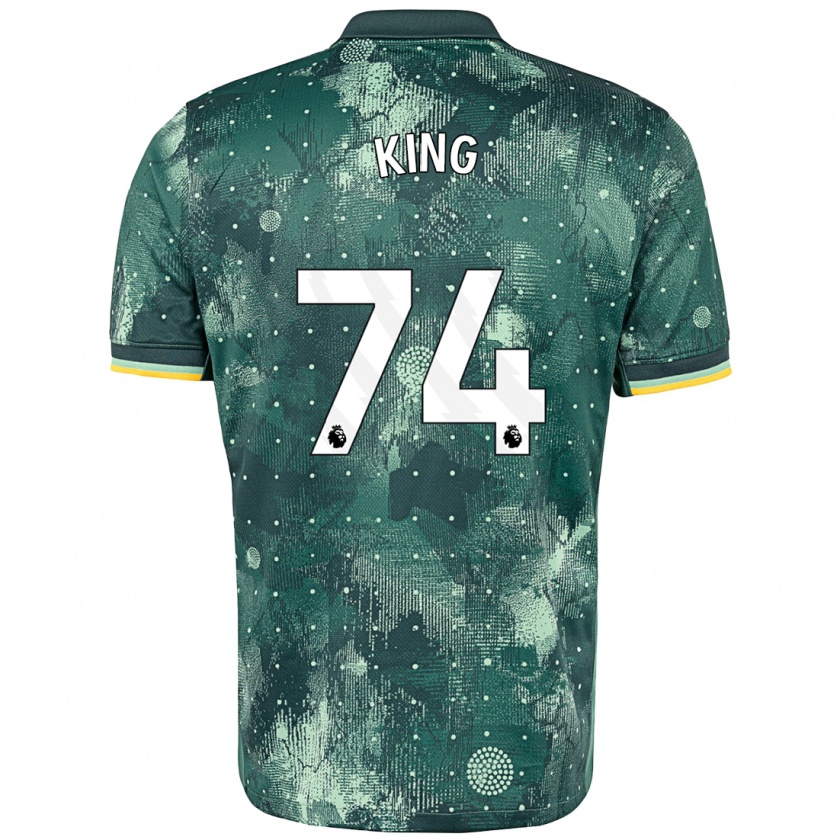 Kandiny Homme Maillot Maeson King #74 Vert Menthe Troisieme 2024/25 T-Shirt