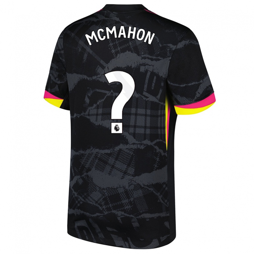 Kandiny Homme Maillot Harrison Mcmahon #0 Noir Rose Troisieme 2024/25 T-Shirt