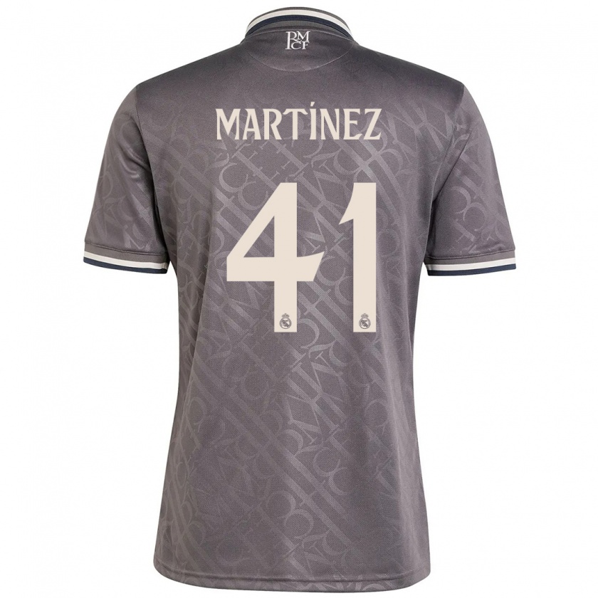 Kandiny Homme Maillot Joan Martínez #41 Anthracite Troisieme 2024/25 T-Shirt