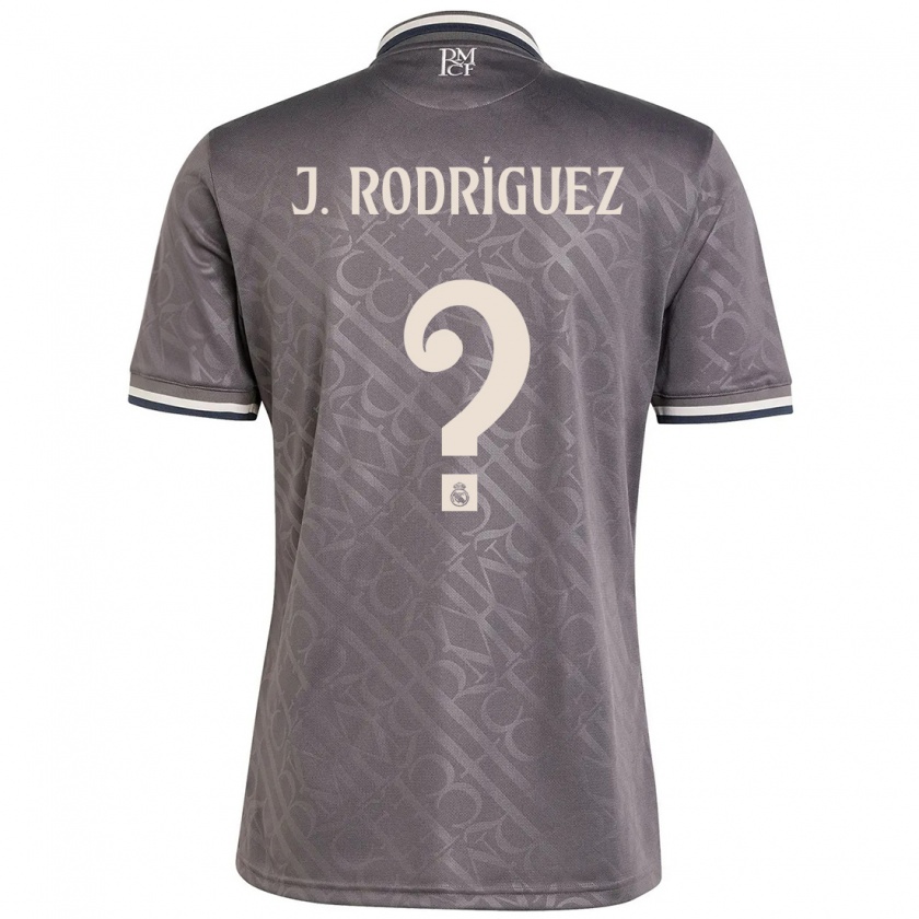 Kandiny Homme Maillot Juan Rodríguez #0 Anthracite Troisieme 2024/25 T-Shirt