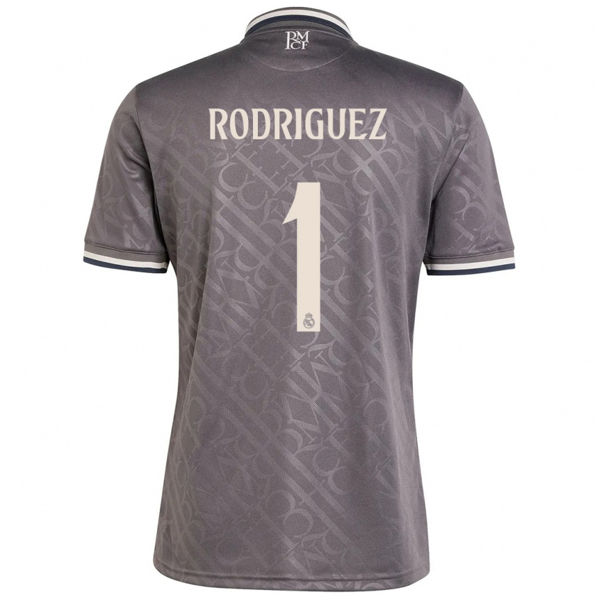 Kandiny Homme Maillot Misa Rodriguez #1 Anthracite Troisieme 2024/25 T-Shirt