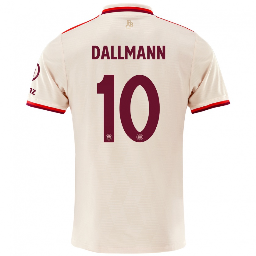 Kandiny Homme Maillot Linda Dallmann #10 Lin Troisieme 2024/25 T-Shirt