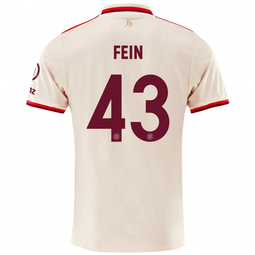 Kandiny Homme Maillot Adrian Fein #43 Lin Troisieme 2024/25 T-Shirt