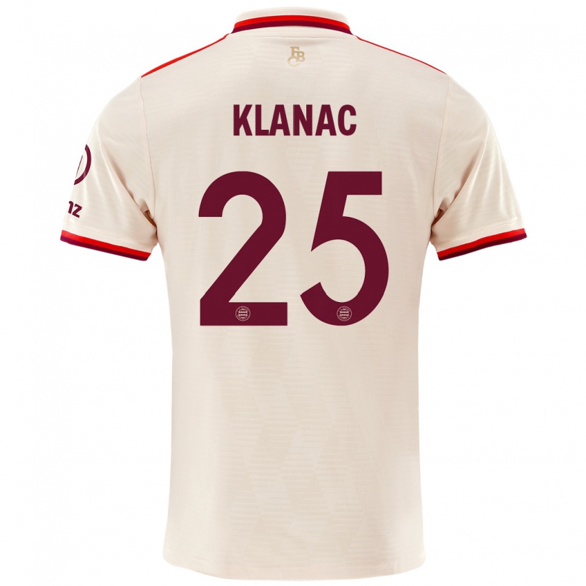 Kandiny Homme Maillot Luka Klanac #25 Lin Troisieme 2024/25 T-Shirt