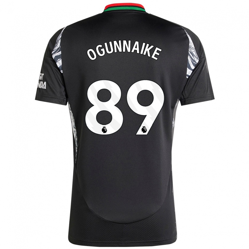 Kandiny Femme Maillot Josh Ogunnaike #89 Noir Tenues Extérieur 2024/25 T-Shirt