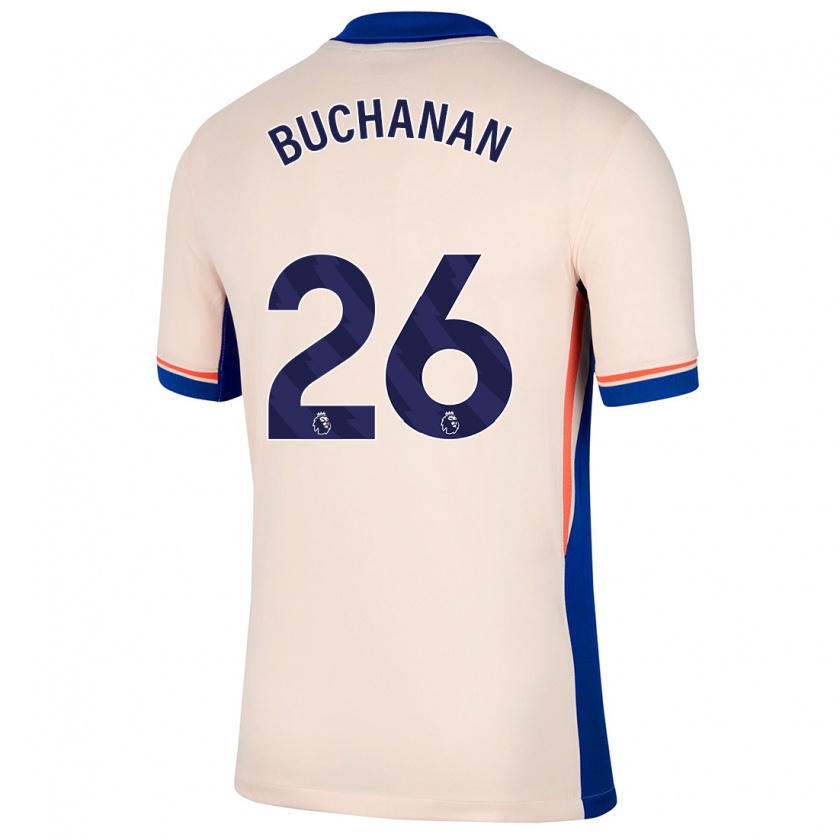 Kandiny Femme Maillot Kadeisha Buchanan #26 Beige Clair Tenues Extérieur 2024/25 T-Shirt