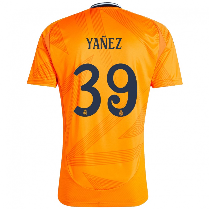 Kandiny Femme Maillot Daniel Yañez #39 Orange Tenues Extérieur 2024/25 T-Shirt