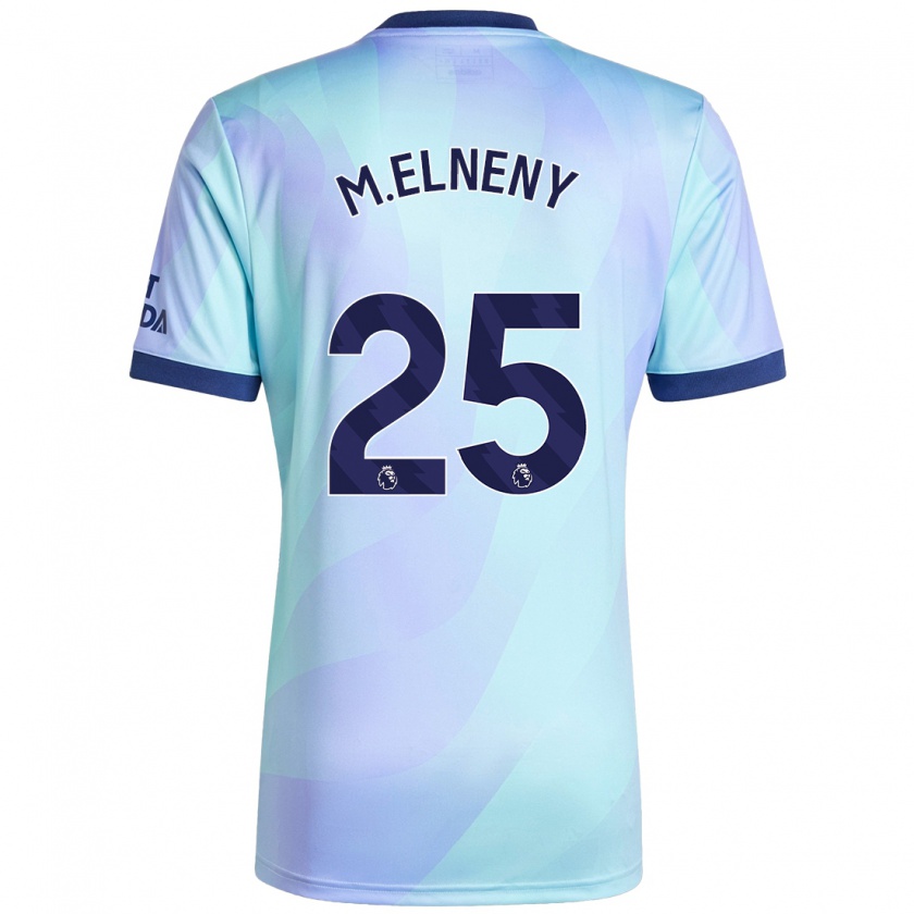 Kandiny Femme Maillot Mohamed Elneny #25 Aqua Troisieme 2024/25 T-Shirt