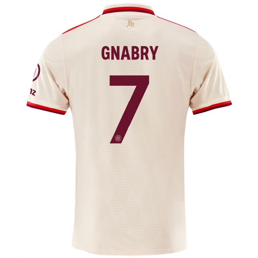 Kandiny Femme Maillot Serge Gnabry #7 Lin Troisieme 2024/25 T-Shirt