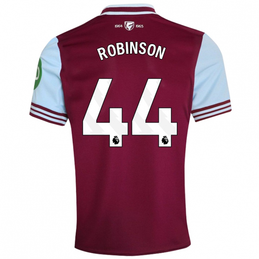 Kandiny Enfant Maillot Junior Robinson #44 Rouge Foncé Tenues Domicile 2024/25 T-Shirt